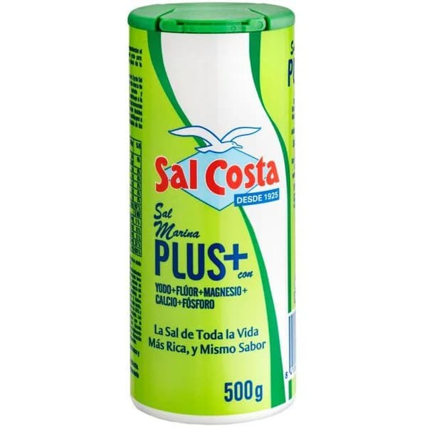 Sal marina plus+ SAL COSTA, salero 500 g - 1 ud - Imagen del producto en Findit