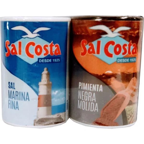 Duo sal y pimienta SAL COSTA, pack 68 g - 0.07 kg - Imagen del producto en Findit