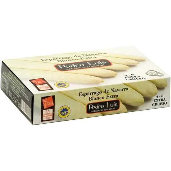 Espárrago muy grueso IGP 4/6 piezas PEDRO LUIS, lata 250 g - 1 ud - Imagen del producto en Findit