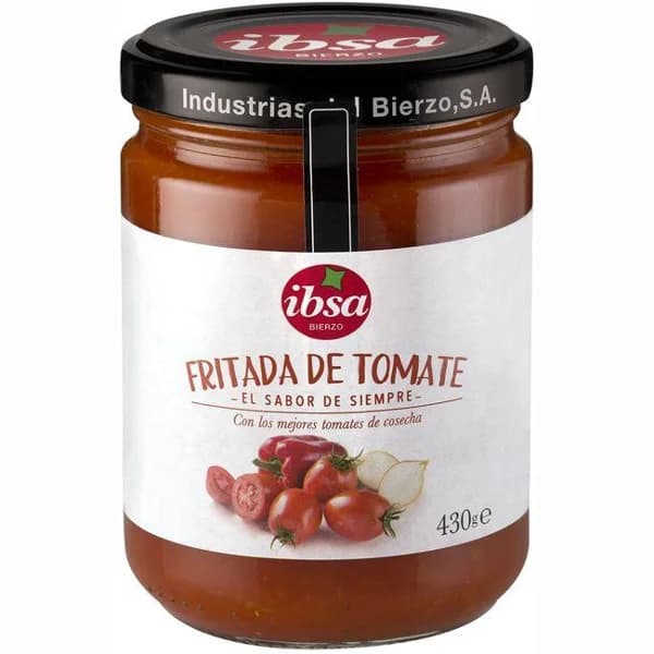 Fritada casera de tomate IBSA, frasco 430 g - 0.43 kg - Imagen del producto en Findit