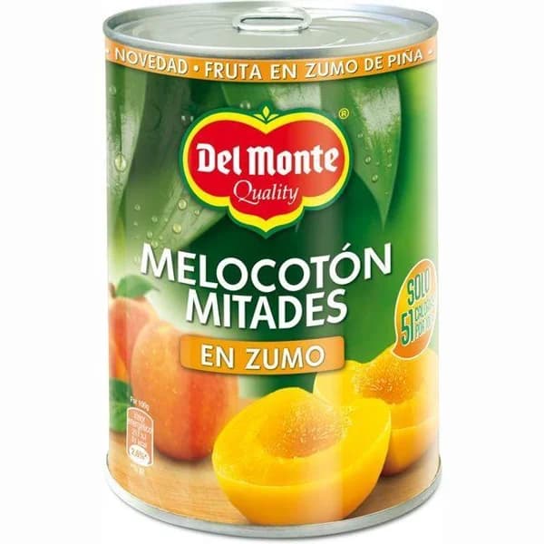 Melocotón mitades en zumo  DEL MONTE, lata 235 g - 0.24 kg - Imagen del producto en Findit