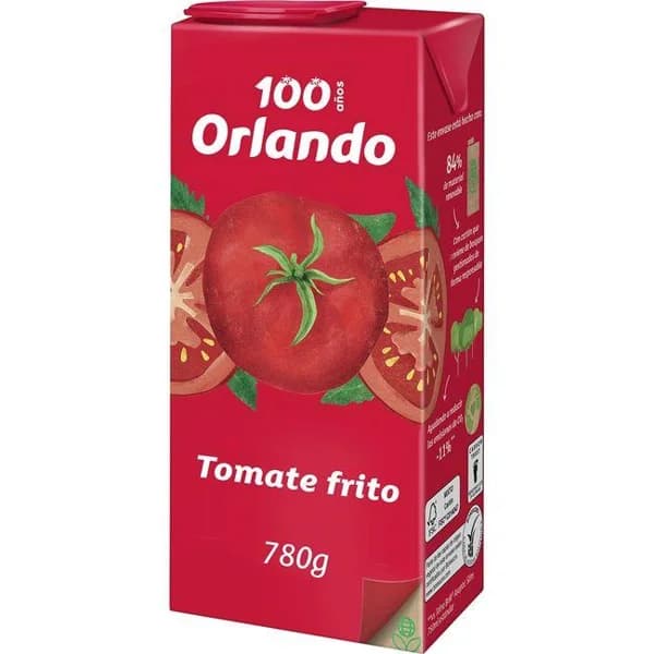 Tomate frito ORLANDO, brik 780 g - 0.78 kg - Imagen del producto en Findit