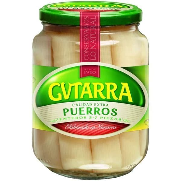 Puerro entero GUTARRA, frasco 400 g - 0.4 kg - Imagen del producto en Findit