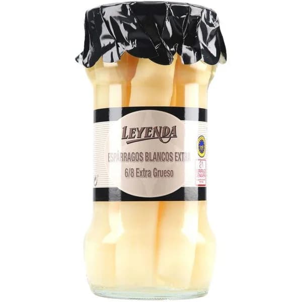 Espárrago blanco IGP extra 6/8 piezas LEYENDA, frasco 325 g - 0.33 kg - Imagen del producto en Findit