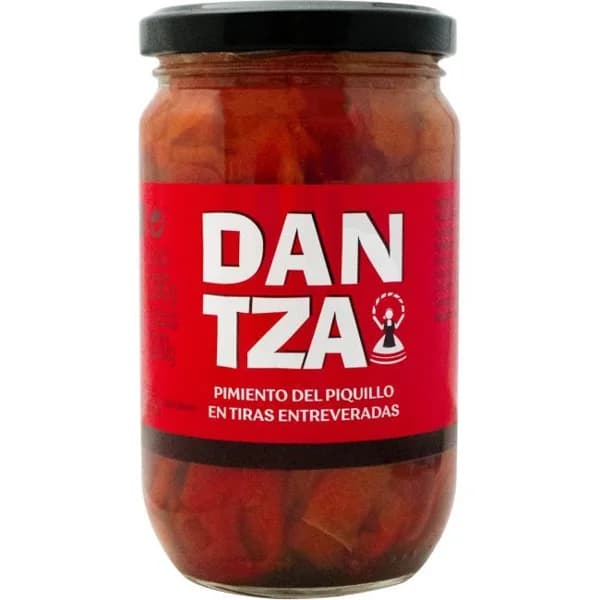 Pimiento de piquillo entreverado en tiras DANTZA, frasco 290 g - 0.29 kg - Imagen del producto en Findit
