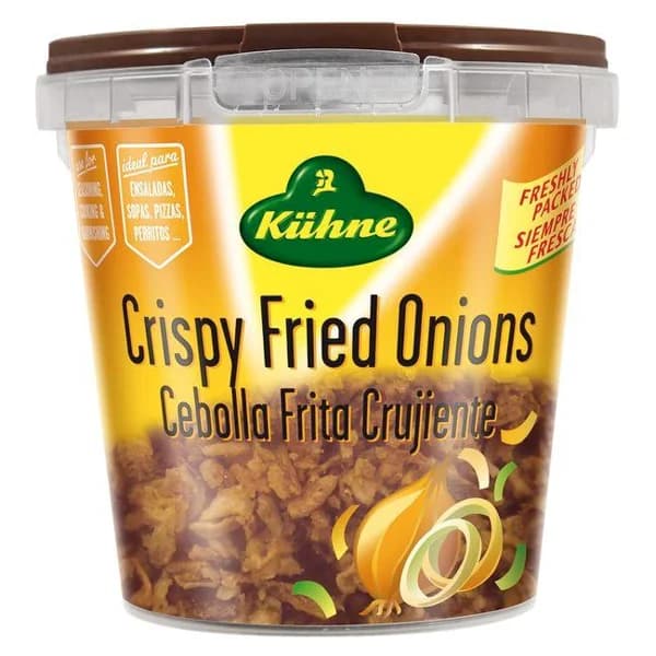 Cebolla frita KUNHE, frasco 100 g - 0.1 kg - Imagen del producto en Findit