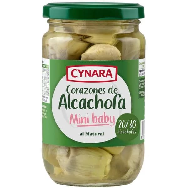 Corazones baby CYNARA, frasco 175 g - 0.18 kg - Imagen del producto en Findit
