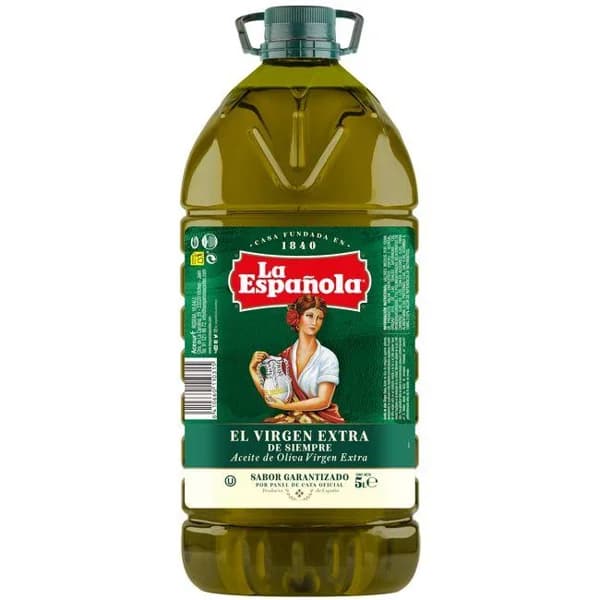 Aceite de oliva virgen extra LA ESPAÑOLA, garrafa 5 litros - 5 l - Imagen del producto en Findit