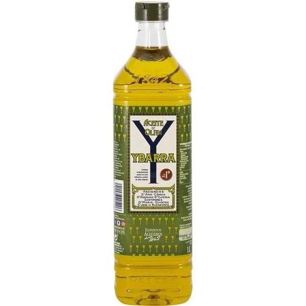 Aceite de oliva 1º YBARRA, botella 1 litro - 1 l - Imagen del producto en Findit