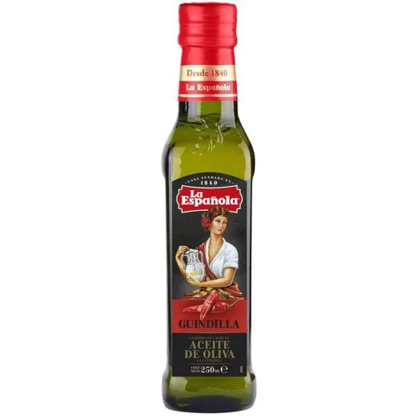 Aceite de oliva virgen extra guind. LA ESPAÑOLA, botella 25 cl - 0.25 l - Imagen del producto en Findit