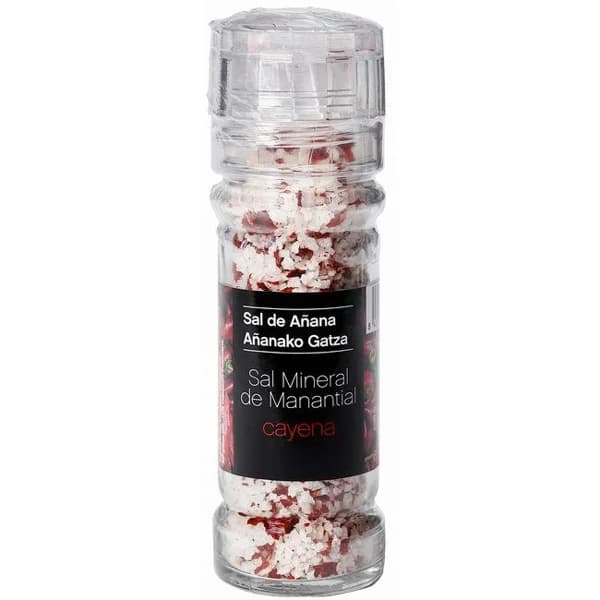 Molinillo de sal con cayena SAL DE AÑANA, frasco 70 g - 0.07 kg - Imagen del producto en Findit
