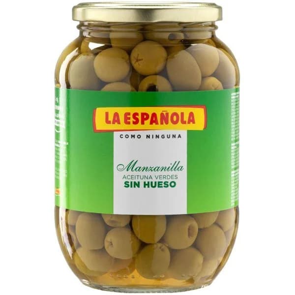 Aceitunas verdes sin hueso LA ESPAÑOLA, frasco 400 g - 0.4 kg - Imagen del producto en Findit