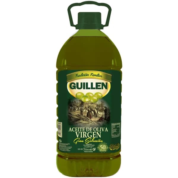 Aceite de oliva virgen GUILLEN, garrafa 5 litros - 5 l - Imagen del producto en Findit