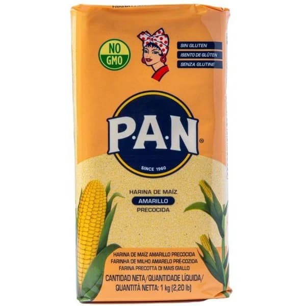 Harina de maíz amarilla PAN, paquete 1 kg - 1 kg - Imagen del producto en Findit