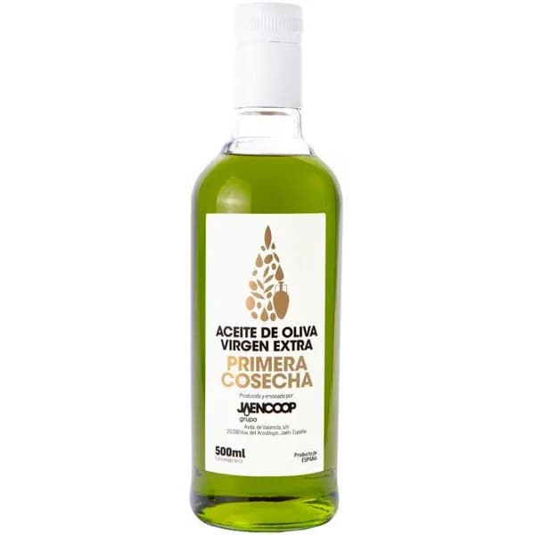 Aceite de oliva v. extra primera cosecha JAENCOOP, botella 50 cl - 0.5 l - Imagen del producto en Findit