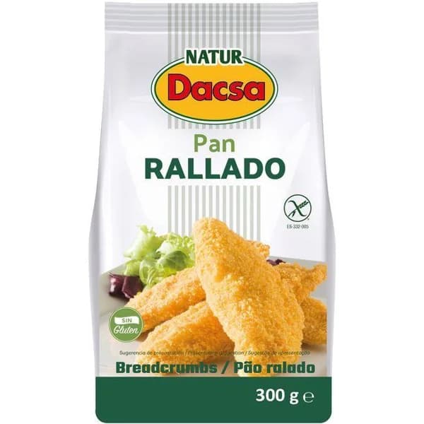 Pan rallado NATUR DACSA, paquete 400 g - 0.4 kg - Imagen del producto en Findit