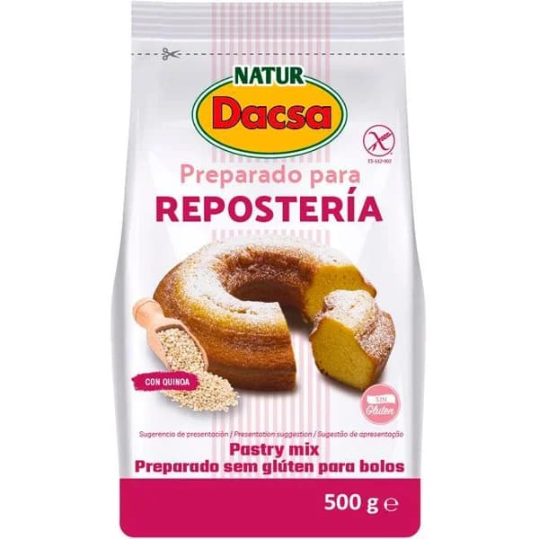Preparado para repostería NATUR DACSA, paquete 500 g - 0.5 kg - Imagen del producto en Findit