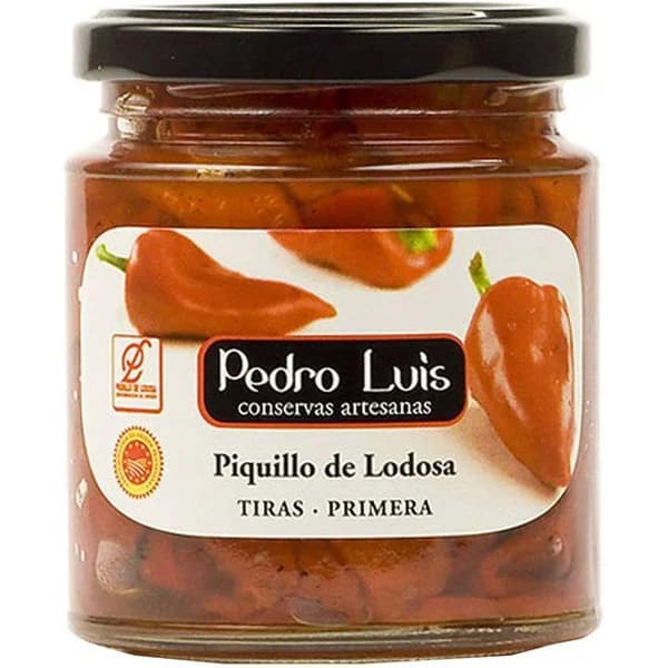 Pimiento de piquillo en tiras PEDRO LUIS, frasco 205 g - 0.21 kg - Imagen del producto en Findit