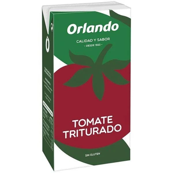 Tomate triturado ORLANDO, brik 510 g - 0.51 kg - Imagen del producto en Findit