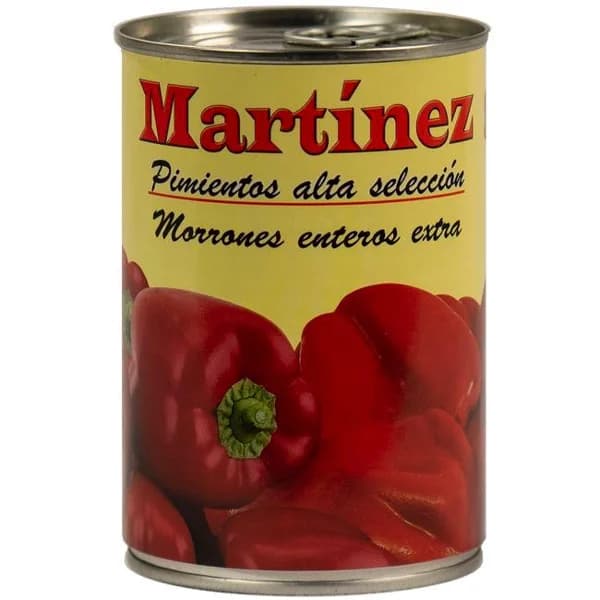 Pimiento morrón entero MARTINEZ, lata 250 g - 0.25 kg - Imagen del producto en Findit