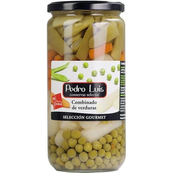 Combinado de verduras PEDRO LUIS, frasco 400 g - 0.4 kg - Imagen del producto en Findit