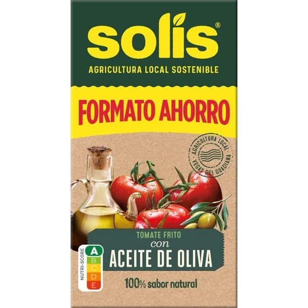 Tomate frito en aceite de oliva SOLIS, brik 500 g - 0.5 kg - Imagen del producto en Findit
