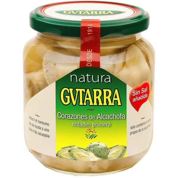 Alcachofa natura sin sal GUTARRA, frasco 320 g - 0.32 kg - Imagen del producto en Findit