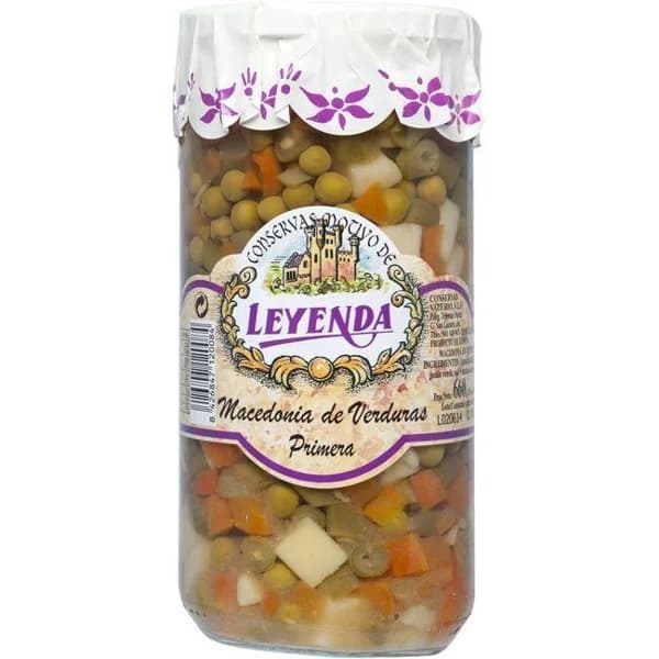 Macedonía de verduras LEYENDA, frasco 400 g - 0.4 kg - Imagen del producto en Findit