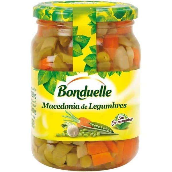 Macedonia de legumbres BONDUELLE, frasco 340 g - 0.34 kg - Imagen del producto en Findit
