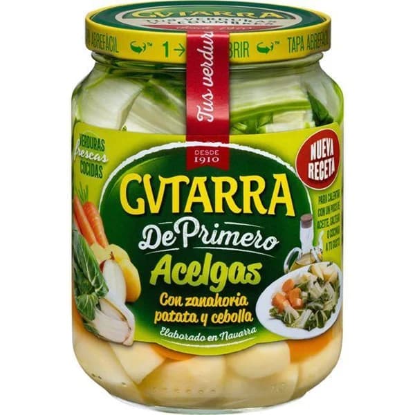 De primero acelgas GUTARRA, frasco 425 g - 0.42 kg - Imagen del producto en Findit