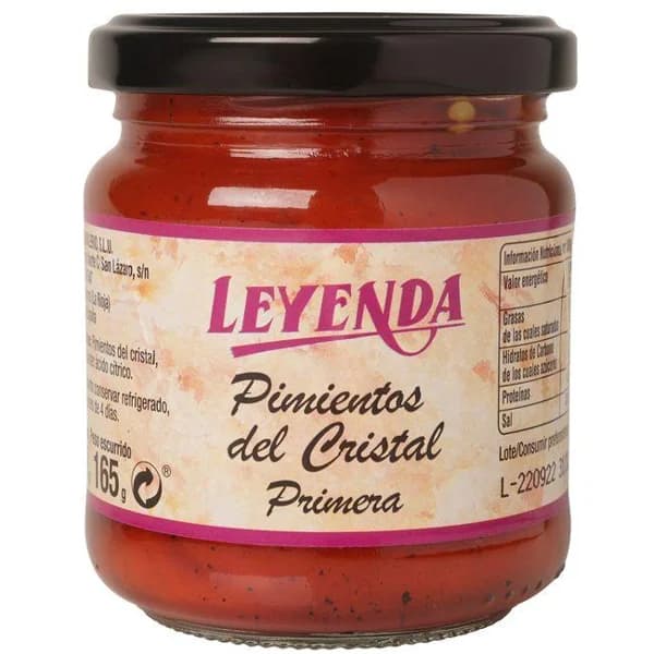 Pimiento cristal LEYENDA, frasco 165 g - 0.17 kg - Imagen del producto en Findit