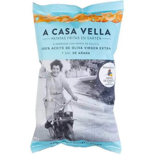 Patatas fritas CASA VELLA, bolsa 150 g - 0.15 kg - Imagen del producto en Findit