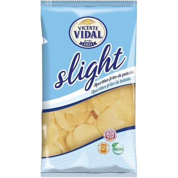 Patatas light VICENTE VIDAL, bolsa 125 g - 0.13 kg - Imagen del producto en Findit