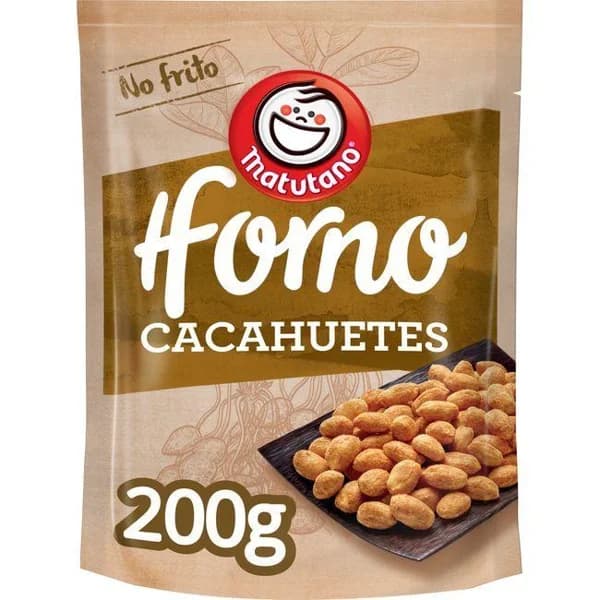 Cacahuetes horneados MATUTANO, bolsa 200 g - 0.2 kg - Imagen del producto en Findit