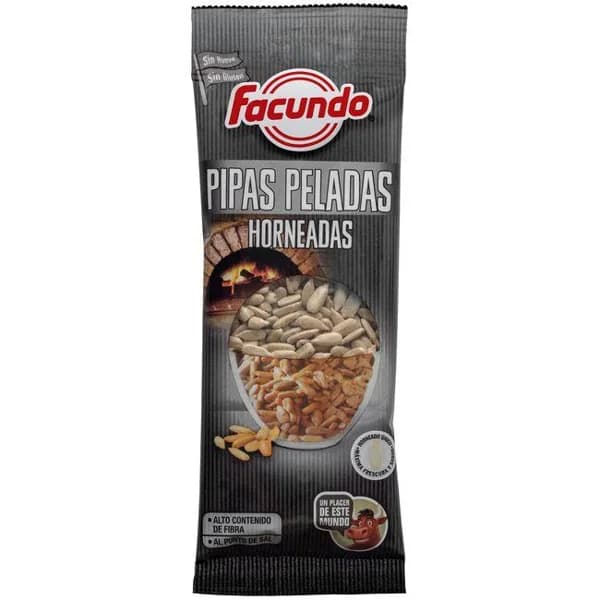 Pipas peladas horneadas FACUNDO, bolsa 85 g - 0.09 kg - Imagen del producto en Findit