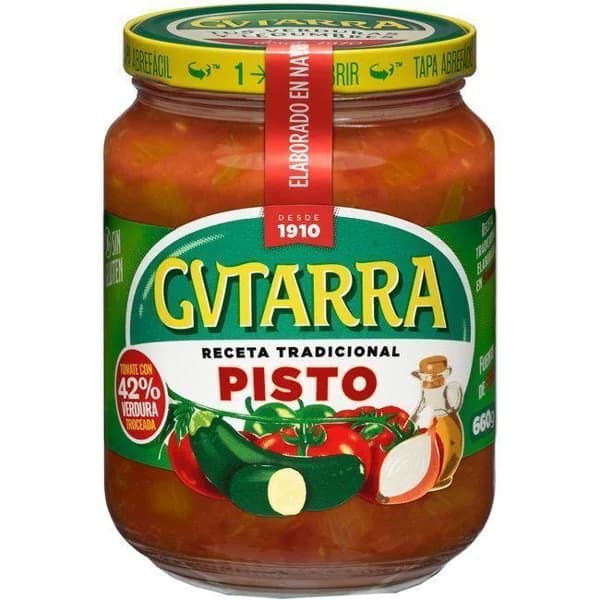 Pisto cocinado GUTARRA, frasco 660 g - 1 ud - Imagen del producto en Findit