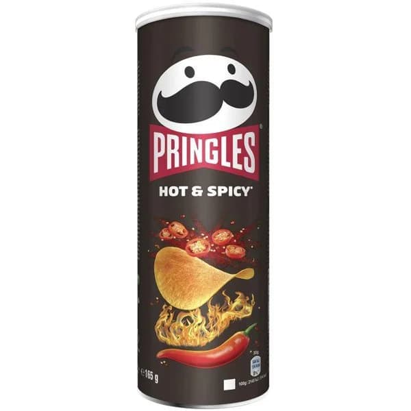 Aperitivo hot&spicy PRINGLES, tubo 165 g - 0.17 kg - Imagen del producto en Findit