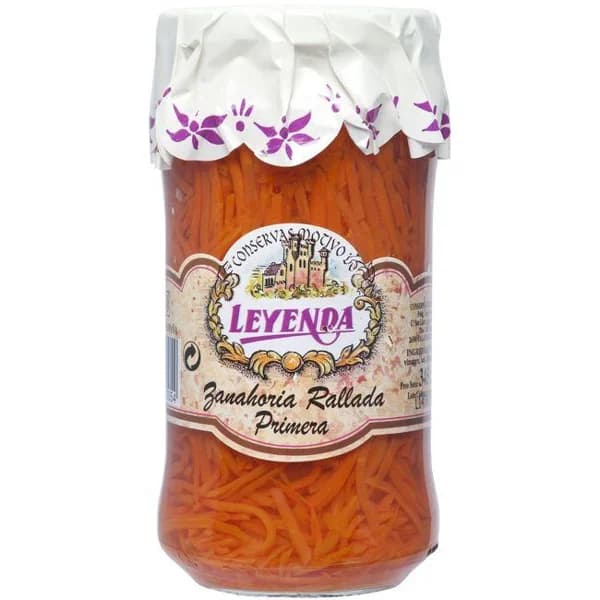 Zanahoria rallada LEYENDA, frasco 180 g - 0.18 kg - Imagen del producto en Findit