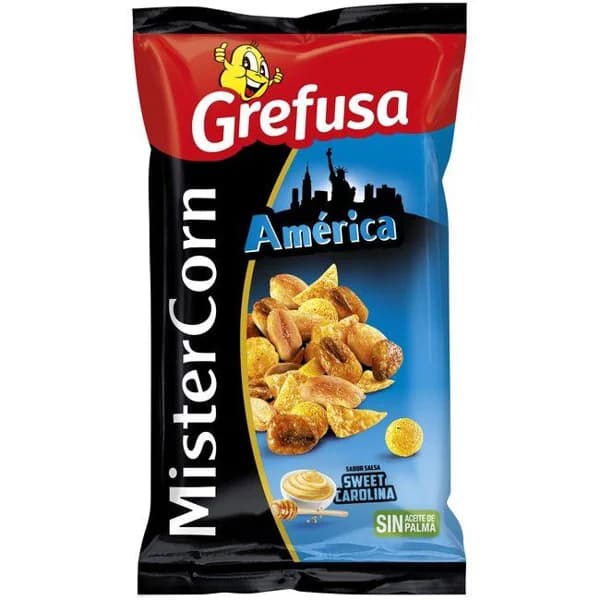 Surtido de aperitivos América GREFUSA MISTERCORN, bolsa 145 g - 0.14 kg - Imagen del producto en Findit