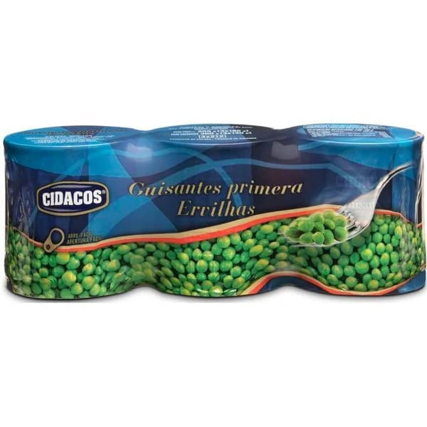 Guisantes CICADOS, pack 3x120 g - 0.36 kg - Imagen del producto en Findit