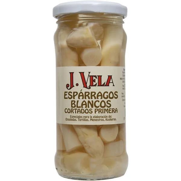 Espárrago cortado J. VELA, frasco 150 g - 1 ud - Imagen del producto en Findit