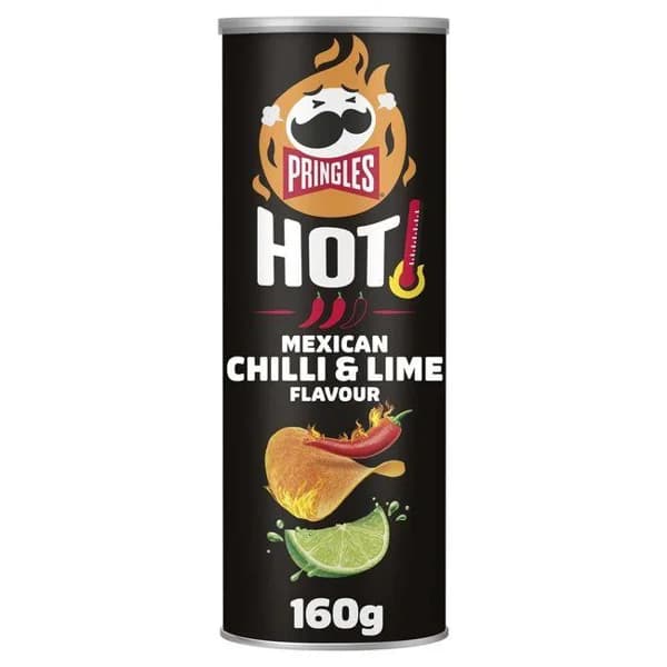 Patatas hot mexican sabor chili lima PRINGLES, tubo 160 g - 0.16 kg - Imagen del producto en Findit