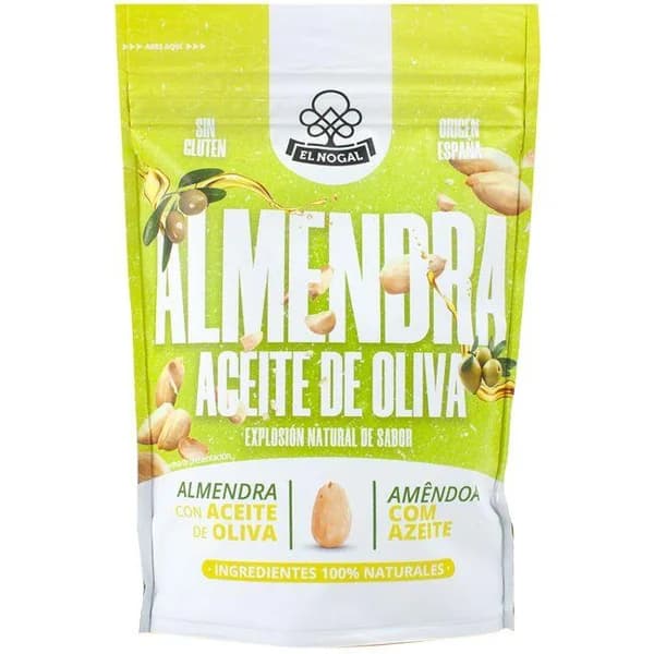 Almendra con aceite de oliva EL NOGAL, bolsa 100 g - 1 ud - Imagen del producto en Findit