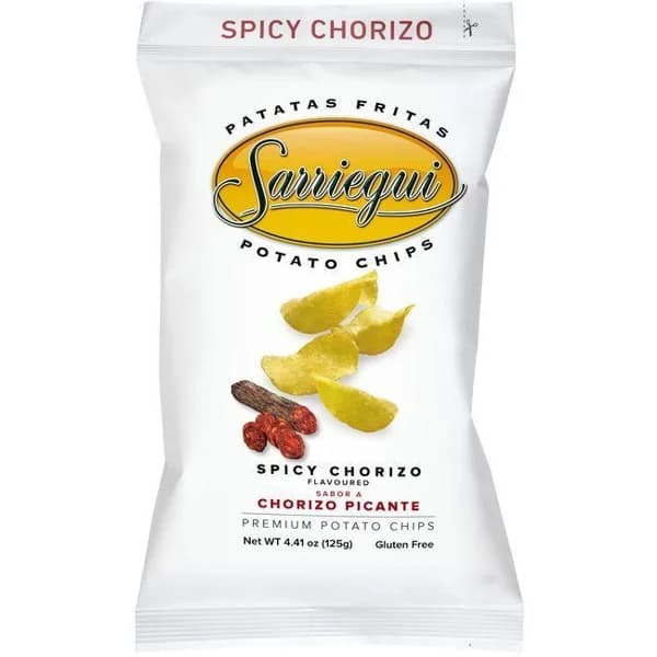 Patatas fritas de chorizo picante SARRIEGUI, bolsa 125 g - 1 ud - Imagen del producto en Findit