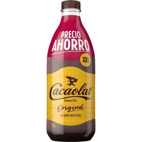 Batido original CACAOLAT, botella 1,5 litros - 1.5 l - Imagen del producto en Findit