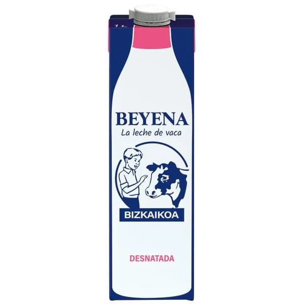 Leche desnatada BEYENA, brik 1 litro - 1 ud - Imagen del producto en Findit