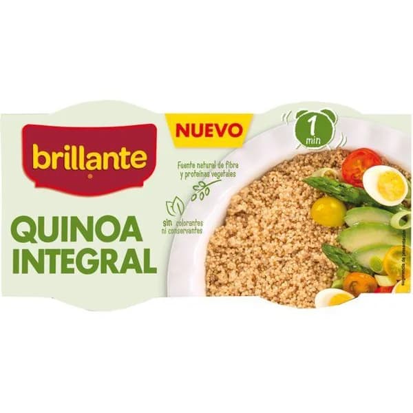 Quinoa integral BRILLANTE, pack 2x125 g - 0.25 kg - Imagen del producto en Findit