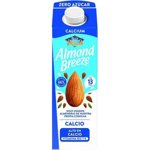 Bebida de almendra zero con Calcio ALMOND BREEZE, brik 1 litro - 1 ud - Imagen del producto en Findit