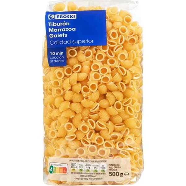 Tiburón EROSKI, paquete 500 g - 0.5 kg - Imagen del producto en Findit