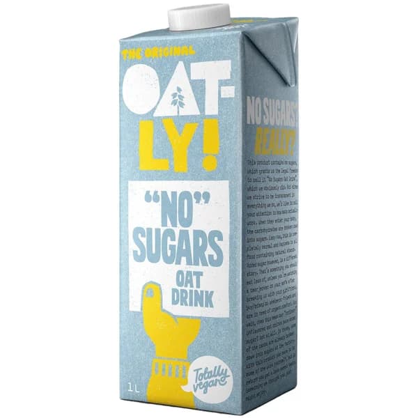 Bebida de avena sin azúcar OATLY, brik 1 ltro - 1 l - Imagen del producto en Findit